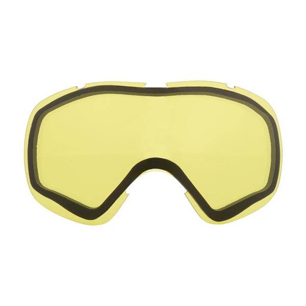 YH59/LENS-YE-DL CKX CKX Comanche Double Lens LENS REPL DL COMANCHE SNOW YE CKX Goggle Lenses Yellow