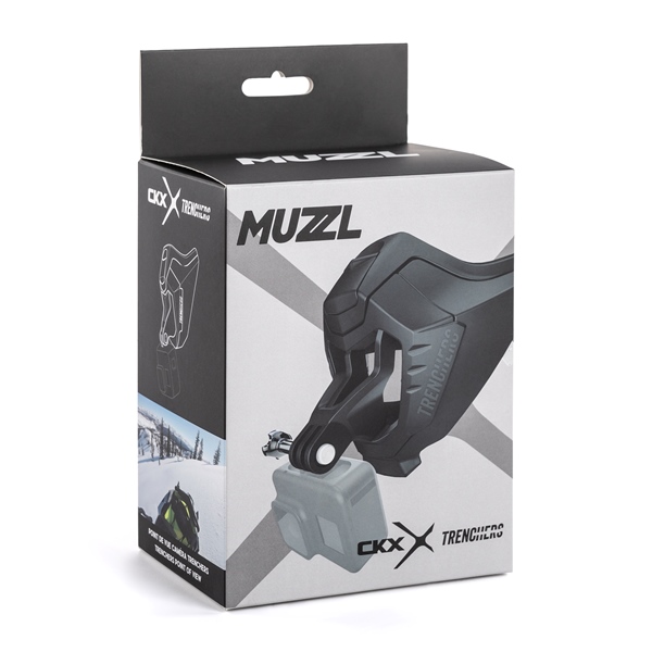 Image-6 CKX TRENCHERS MUZZL – Muzzle with camera bracket for Titan helmet MUZZLE REMOV W/CAMERA BKT TIT BK 507030 507030 CKX