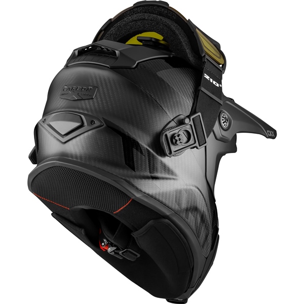 Image-2 CKX Titan Original Carbon Helmet - Trail and Backcountry Solid - 210° Goggle Included HELM TITAN ORI DL SOLID CARB XL CKX 507255 507255 CKX
