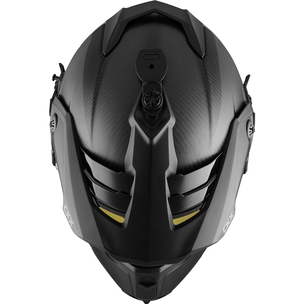 Image-7 CKX Titan Original Carbon Helmet - Trail and Backcountry Solid - 210° Goggle Included HELM TITAN ORI DL SOLID CARB XL CKX 507255 507255 CKX