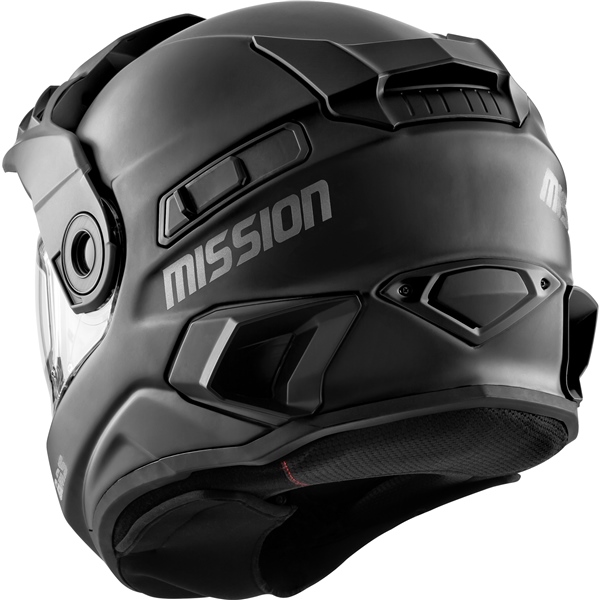 Image-3 CKX Mission Free-Face Helmet Solid HELM MISSION EDLP SOLID MAT BK 5XL 517489 517489 CKX