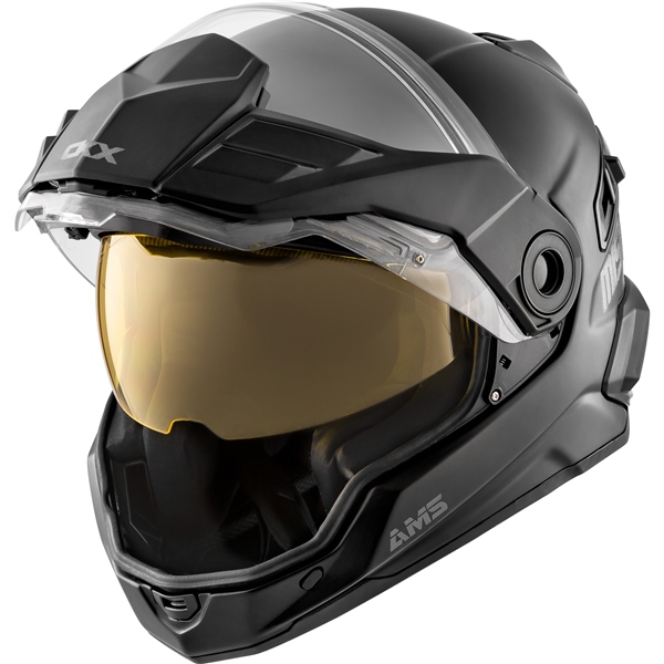 Image-4 CKX Mission Free-Face Helmet Solid HELM MISSION EDLP SOLID MAT BK 5XL 517489 517489 CKX