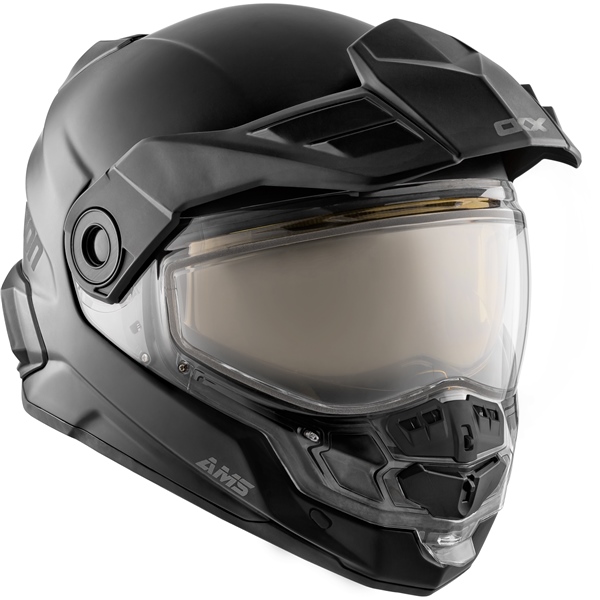 Image-2 CKX Mission Free-Face Helmet Solid HELM MISSION EDLP SOLID MAT BK 5XL 517489 517489 CKX