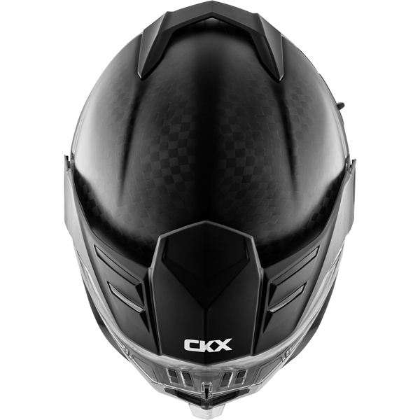 Image-5 CKX Mission Free-Face Helmet - Carbon Solid HELM MISSION EDLP SOLID CARB MAT 3XL 517477 517477 CKX