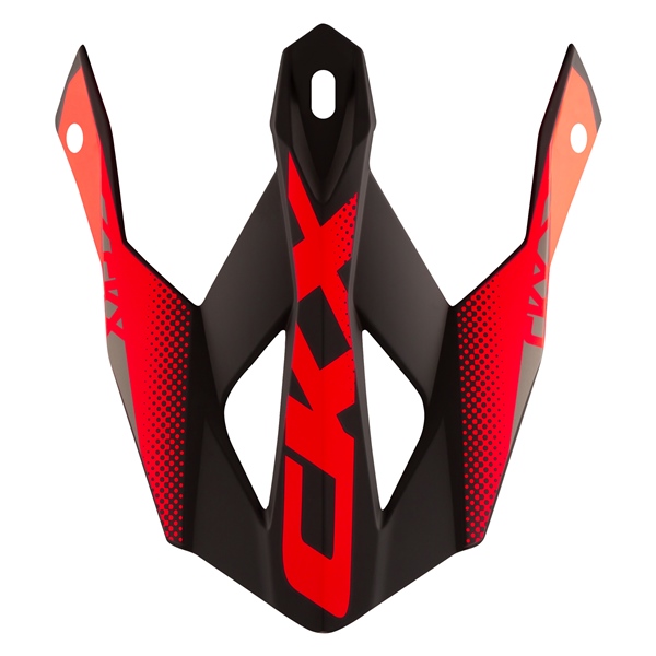 513820 CKX CKX Peak for TX319 Helmet Arkos PEAK TX319 ARKOS RD MAT CKX Visors Red