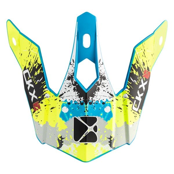 514938 CKX CKX Peak for TX019Y Helmet Blast PEAK TX019Y BLAST GR GLOSS CKX Visors Green