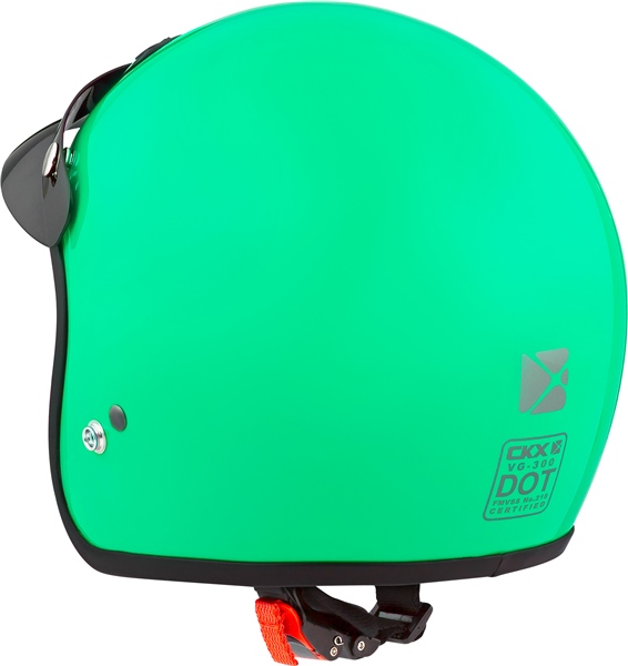 Image-3 CKX VG300 Open-Face Helmet - Youth Solid HELM VG300 SOLID TUR GLOSS L/XL CKX 515122 515122 CKX