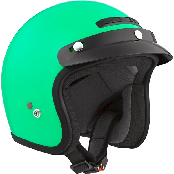 Image-2 CKX VG300 Open-Face Helmet - Youth Solid HELM VG300 SOLID TUR GLOSS L/XL CKX 515122 515122 CKX