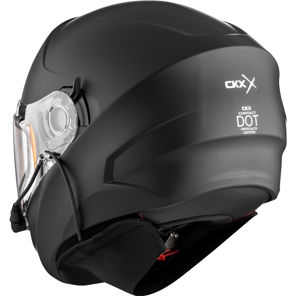 Image-3 CKX Contact Free-Face Helmet Solid HELM CONTACT EDL SOLID BK MAT 5XL CKX 515359 515359 CKX