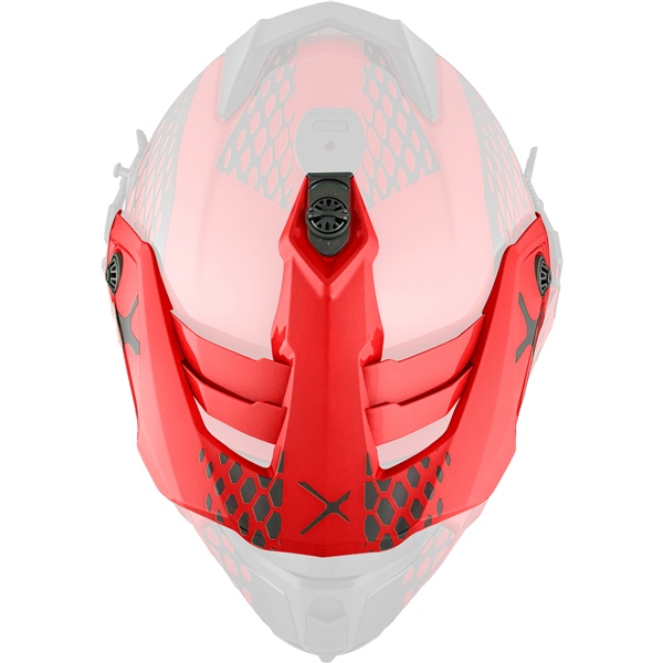 516118 CKX CKX Peak for Titan Helmet Viper PEAK TITAN VIPER RD GLOSS Peak for Titan Helmet Glossy red