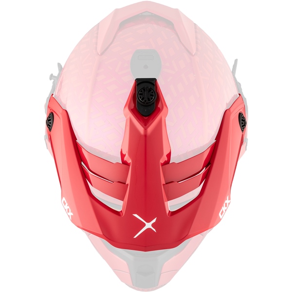 516188 CKX CKX Peak for Titan Helmet Roar PEAK TITAN ROAR RD GLOSS Visors Glossy red