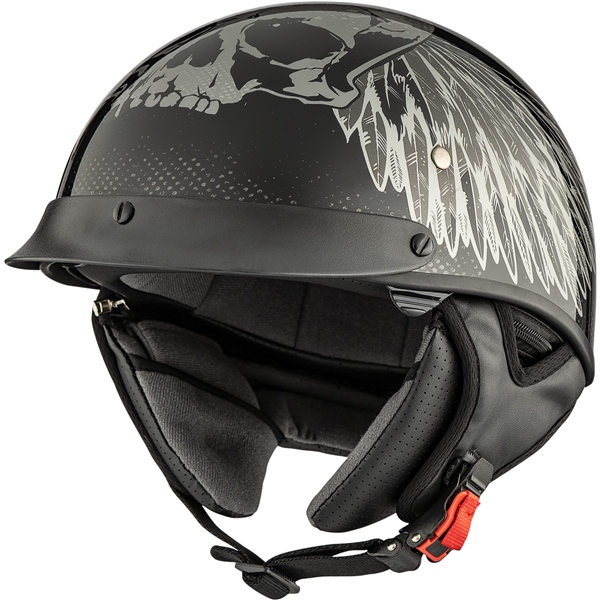 Image-2 CKX Revolt RSV Half Helmet Pariah HELM REVOLT PARIAH GY GLOSS 2XL CKX 516626 516626 CKX