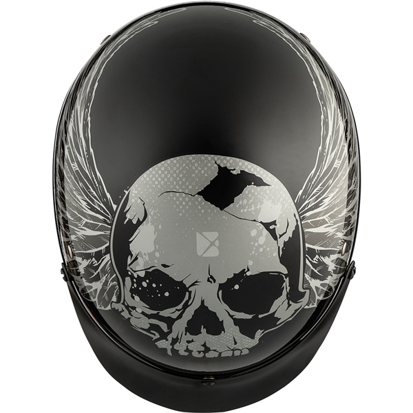 Image-6 CKX Revolt RSV Half Helmet Pariah HELM REVOLT PARIAH GY GLOSS 2XL CKX 516626 516626 CKX