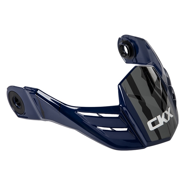 516938 CKX CKX Peak for Mission Helmet Claw PEAK MISSION CLAW TWL/SCRLT GLOSS CKX Visors Twilight, Scarlet Glossy