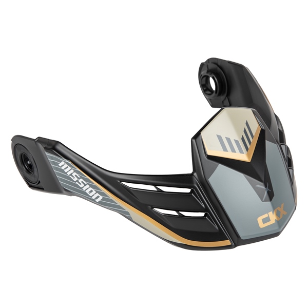 517038 CKX CKX Peak for Mission Helmet Verve PEAK MISSION VERVE TIT MAT CKX Peak for Mission Helmet Matte Titanium