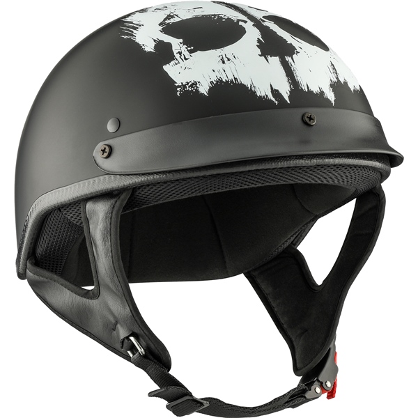 Image-2 CKX Bullet Half Helmet Lull HELM BULLET LULL BK/WH GLOSS 2XL 517256 517256 CKX