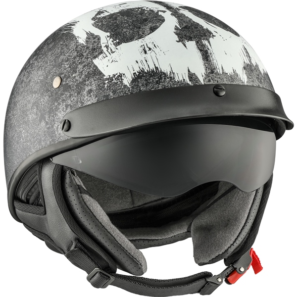 Image-2 CKX Revolt RSV Half Helmet Lull HELM REVOLT LULL BK/WH MAT 2XL 517266 517266 CKX