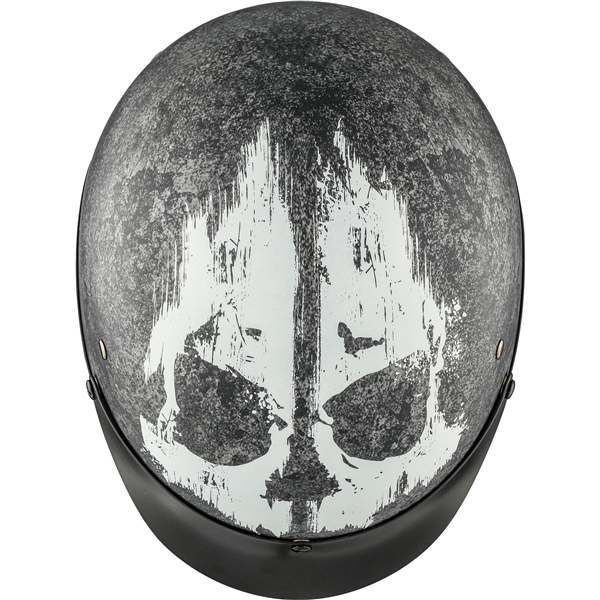 Image-5 CKX Revolt RSV Half Helmet Lull HELM REVOLT LULL BK/WH MAT 2XL 517266 517266 CKX