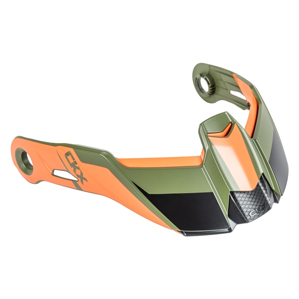 517298 CKX CKX Peak for Atlas Helmet Scorpio PEAK ATLAS SCORPIO KHAKI/OG MAT Peak for Atlas Helmet Khaki, Orange