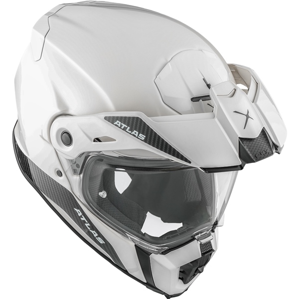 Image-7 CKX Peak for Atlas Helmet Solid Color PEAK ATLAS SOLID CARB WH GLOSS 517338 517338 CKX