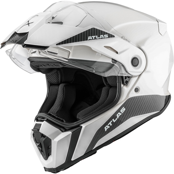 Image-5 CKX Peak for Atlas Helmet Solid Color PEAK ATLAS SOLID CARB WH GLOSS 517338 517338 CKX