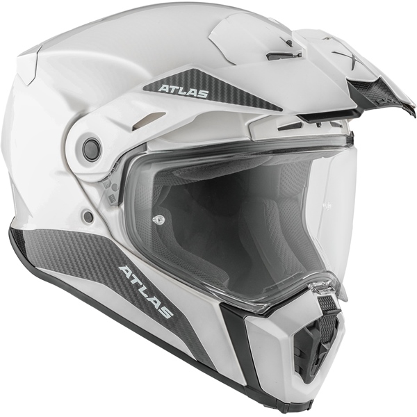 Image-4 CKX Peak for Atlas Helmet Solid Color PEAK ATLAS SOLID CARB WH GLOSS 517338 517338 CKX