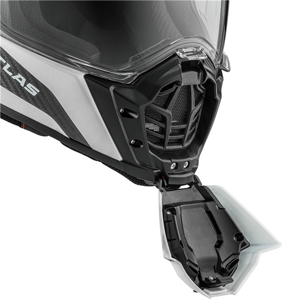 Image-9 CKX Peak for Atlas Helmet Solid Color PEAK ATLAS SOLID CARB WH GLOSS 517338 517338 CKX