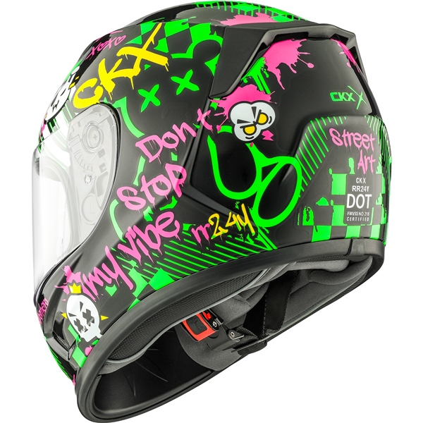Image-3 CKX RR24Y Helmet Street - Summer HELM RR24Y STREET GR/PR GLOSS XL 517425 517425 CKX
