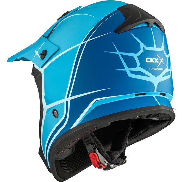 Image-3 CKX TX228 Off-Road Helmet Energy - Without Goggle HELM TX228 ENERGY BL MAT 2XL 517606 517606 CKX