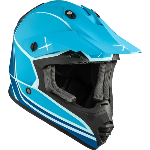 Image-4 CKX TX228 Off-Road Helmet Energy - Without Goggle HELM TX228 ENERGY BL MAT 2XL 517606 517606 CKX