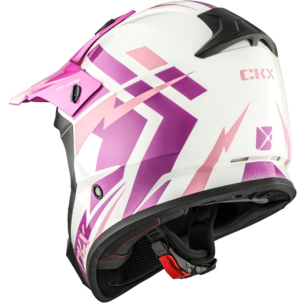 Image-3 CKX TX228 Off-Road Helmet Bolt - Without Goggle HELM TX228 BOLT PUR GLOSS 2XL 517636 517636 CKX