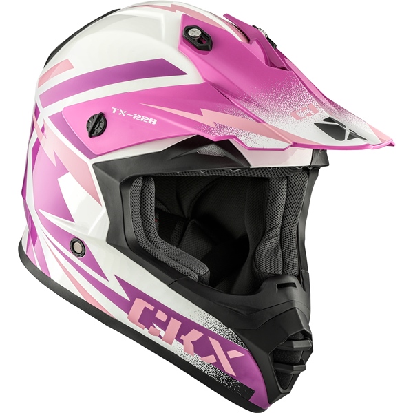 Image-4 CKX TX228 Off-Road Helmet Bolt - Without Goggle HELM TX228 BOLT PUR GLOSS 2XL 517636 517636 CKX