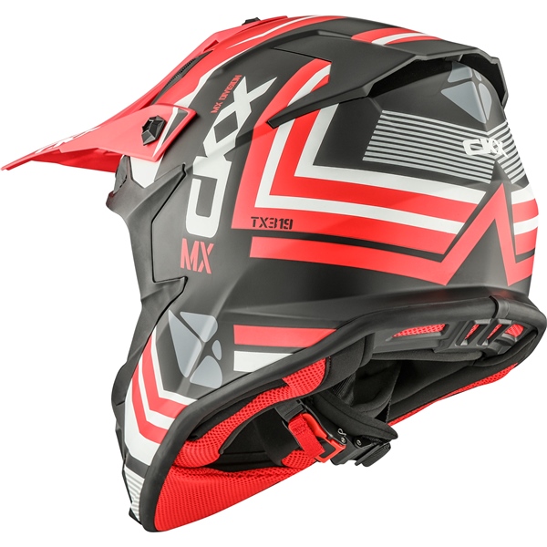 Image-4 CKX TX319 Off-Road Helmet Arrow - Without Goggle HELM TX319 ARROW RD MAT XS 517681 517681 CKX