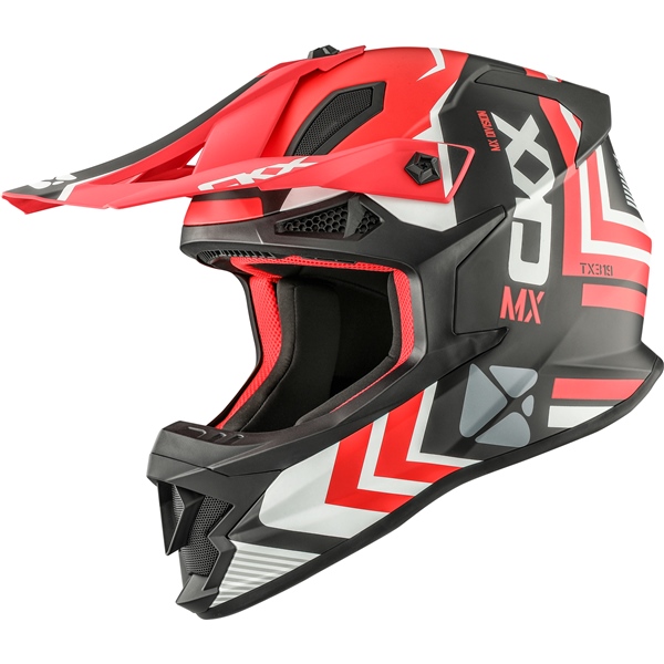 Image-2 CKX TX319 Off-Road Helmet Arrow - Without Goggle HELM TX319 ARROW RD MAT XS 517681 517681 CKX