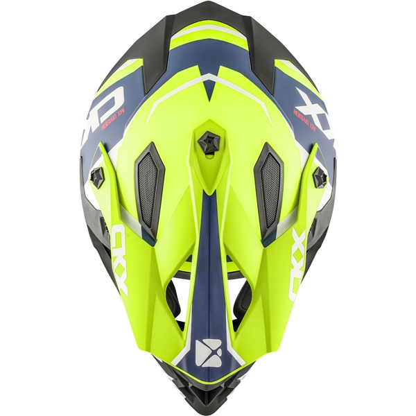 Image-5 CKX TX319 Off-Road Helmet Arrow - Without Goggle HELM TX319 ARROW BL/GR MAT M 517693 517693 CKX