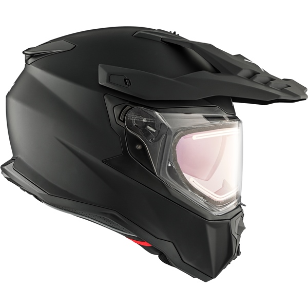 Image-2 CKX DS24 Dual Sport Helmet Solid HELM DS24 EDL SOLID BK MAT 2XL 517726 517726 CKX
