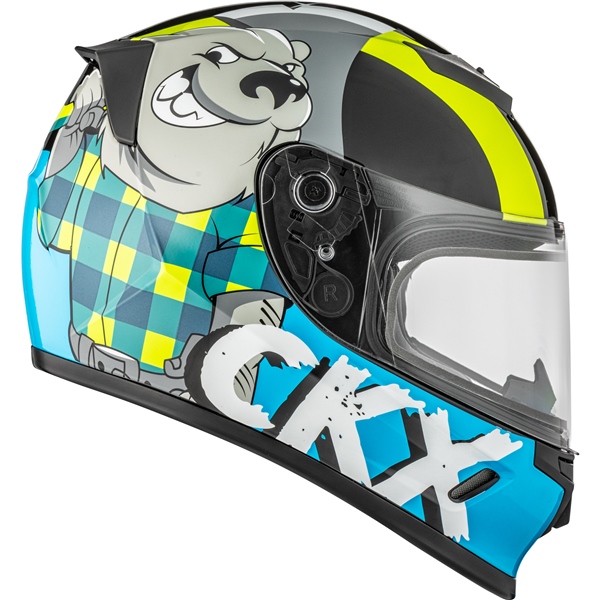 Image-2 CKX RR24Y Helmet Lumberjack - Winter HELM RR24Y DL LUMBERJACK GR GLOSS XL 517895 517895 CKX