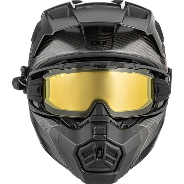 Image-6 CKX Titan AMS Carbon Helmet Solid - Apex Goggle included HELM TITAN AMS CARB EDL SOLID MAT 3XL 518147 518147 CKX