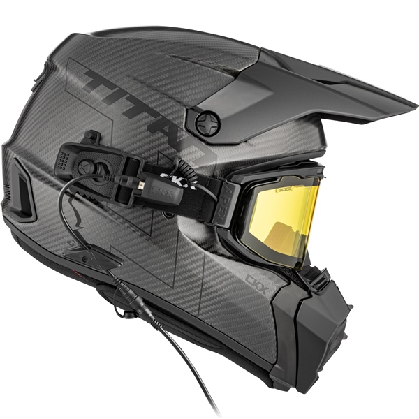 Image-2 CKX Titan AMS Carbon Helmet Solid - Apex Goggle included HELM TITAN AMS CARB EDL SOLID MAT 3XL 518147 518147 CKX