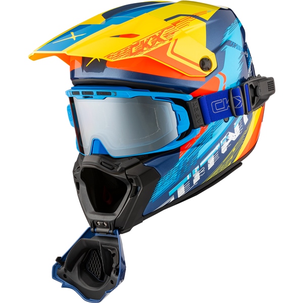Image-4 CKX Titan AMS Helmet Concordia - Apex Goggle included HELM TITAN AMS DL CONCO BL/YE/RD GLOSS M 518323 518323 CKX