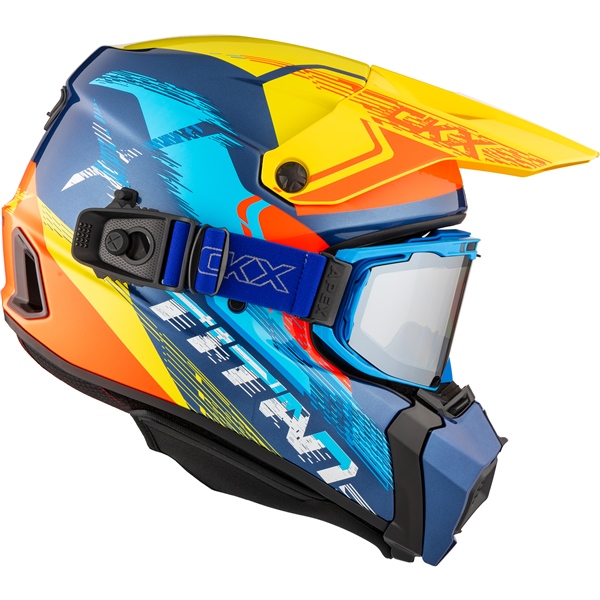 Image-2 CKX Titan AMS Helmet Concordia - Apex Goggle included HELM TITAN AMS DL CONCO BL/YE/RD GLOSS M 518323 518323 CKX