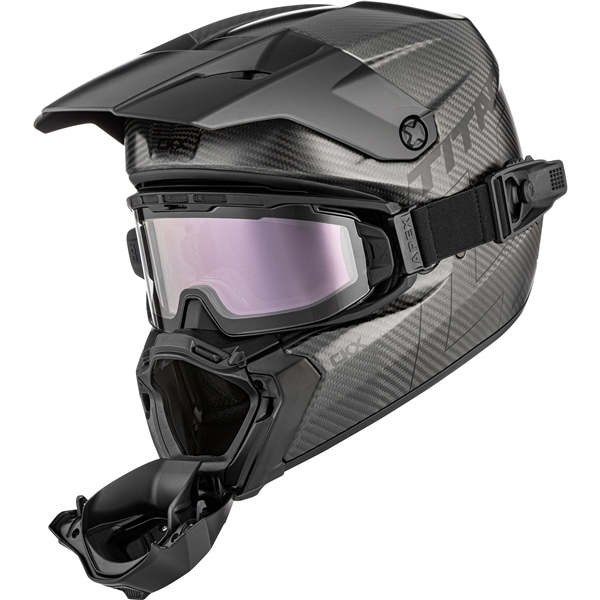 Image-5 CKX Titan AMS Carbon Pro Helmet Solid - Apex Goggle included HELM TITAN AMS PRO CARB EDL MAT 3XL 518397 518397 CKX