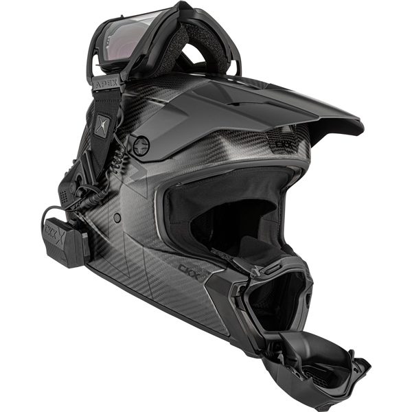 Image-6 CKX Titan AMS Carbon Pro Helmet Solid - Apex Goggle included HELM TITAN AMS PRO CARB EDL MAT 3XL 518397 518397 CKX