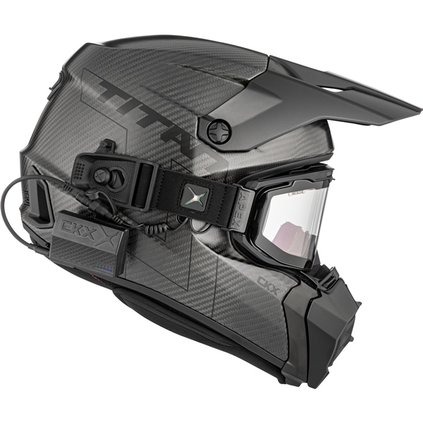 Image-2 CKX Titan AMS Carbon Pro Helmet Solid - Apex Goggle included HELM TITAN AMS PRO CARB EDL MAT 3XL 518397 518397 CKX