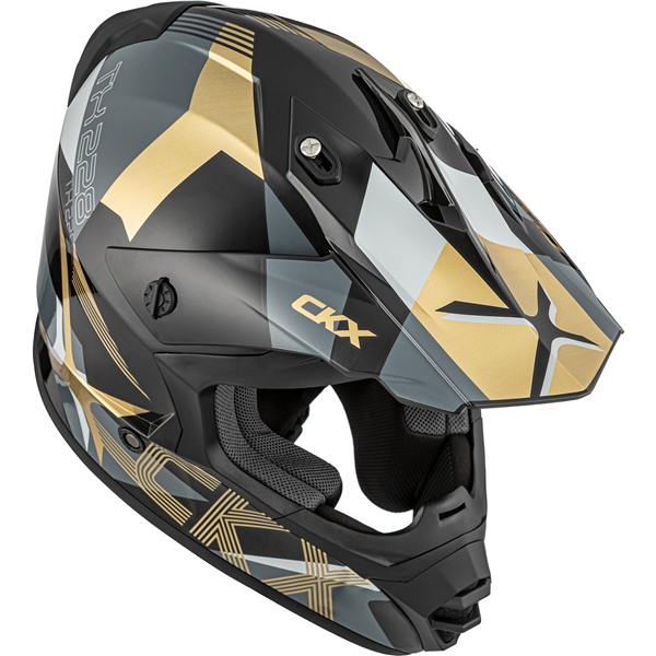 Image-5 CKX TX228 Off-Road Helmet Lord - Without Goggle HELM TX228 LORD GLD GLOSS 2XL CKX 518496 518496 CKX