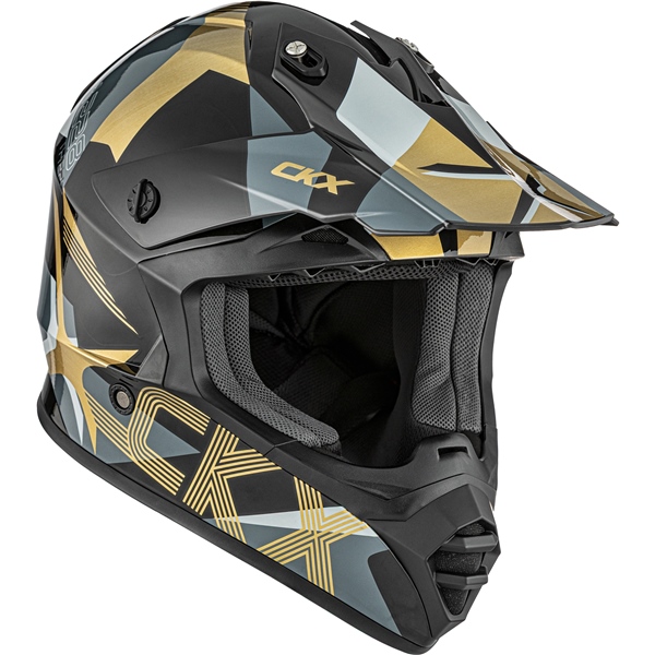 Image-4 CKX TX228 Off-Road Helmet Lord - Without Goggle HELM TX228 LORD GLD GLOSS 2XL CKX 518496 518496 CKX