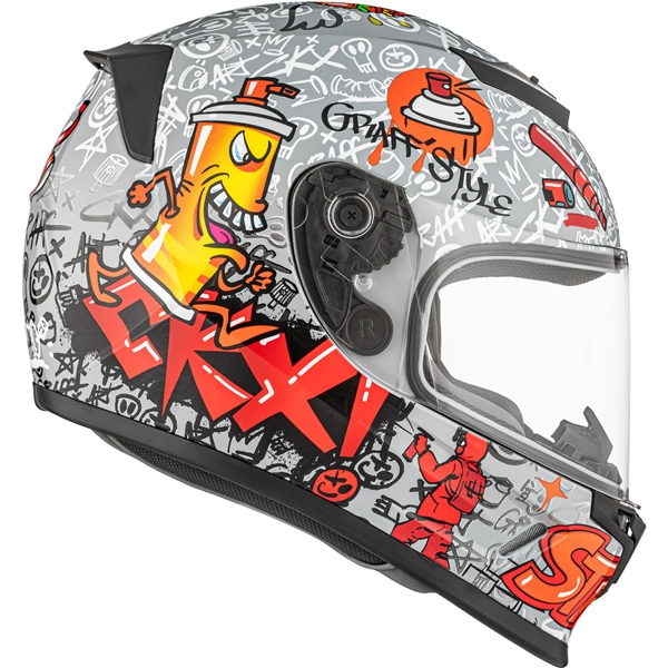518524 CKX CKX RR24Y  Helmet Graff - Summer HELM RR24Y GRAFF GY GLOSS XL RR24Y  Helmet Glossy gray