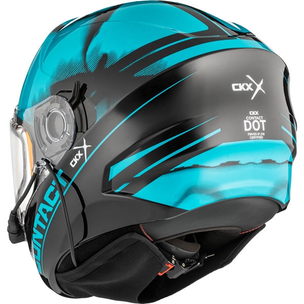 Image-3 CKX Contact Free-Face Helmet Onyx HELM CONTACT EDL ONYX BL GLOSS 3XL 518697 518697 CKX