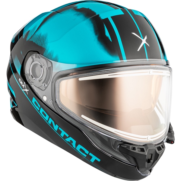 518697 CKX CKX Contact Free-Face Helmet Onyx HELM CONTACT EDL ONYX BL GLOSS 3XL Contact Free-Face Helmet Blue