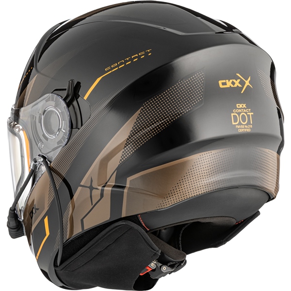 Image-3 CKX Contact Free-Face Helmet Artik HELM CONTACT EDL ARTIK BRW/OG GLOSS 3XL 518717 518717 CKX